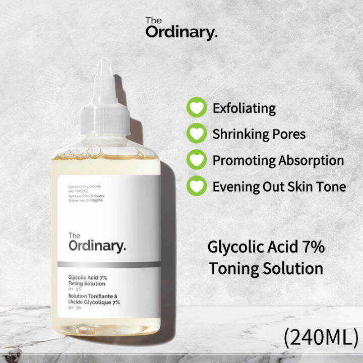 The Ordinary Glycolic Acid 7 Toning Solution (240ml) Lazada PH