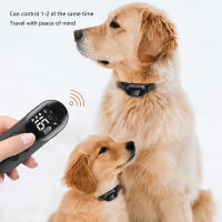 27in เครื่องมือฝึกสัตว์เลี้ยงไฟฟ้า3โหมด Anti Bark Dog Collar Anti Breakage Clip Remote Trainer For Small Medium Large Dogs