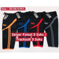 Seluar Futsal 3 Suku Tracksuit 3 Suku Seluar Sukan 3 Suku