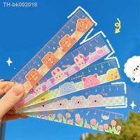 ☋☸ KDD Cute Kawaii Study Time Cartoon Ruler Multifunction Diy Drawing Rulers for Kids Students Office School Stationery