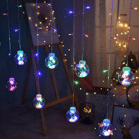 LED ing Ball Curtain String Lights Fairy Garland Lights Window Bedroom Wedding New Year Christmas Festival Decoration