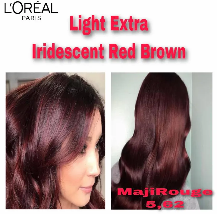LOREAL PROFESSIONNEL Majirouge  Red Iridescent Brown 50ml developer not  included | Lazada PH