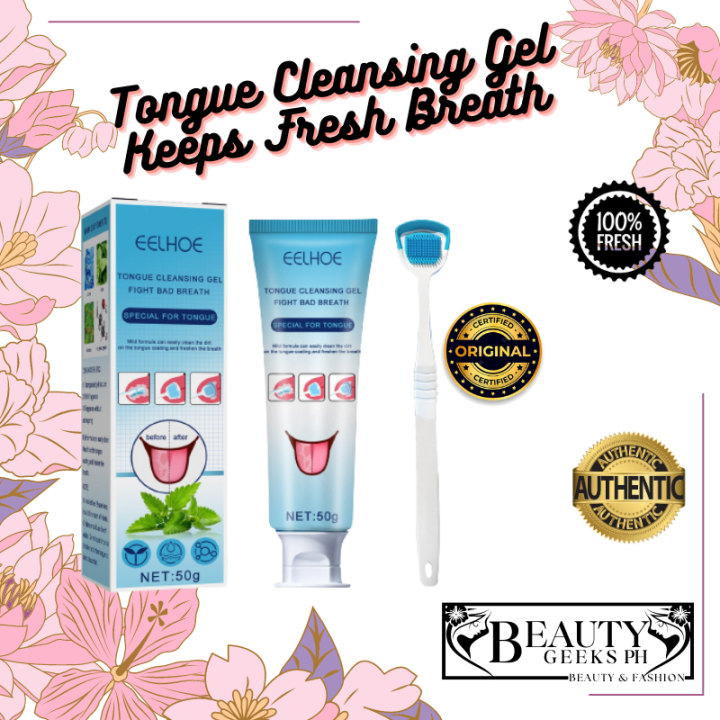 Tongue Cleansing Gel Keeps Fresh Breath Clean Tongue Coating Oral