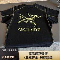 Arcteryx 23 Ss ใหม่นกกลางแจ้งกลางแจ้งสายเปิดชายและหญิงสีจับคู่แขนสั้นเสื้อยืดแขนยาวครึ่งแขนเสื้อของแท้จากแคนาดา