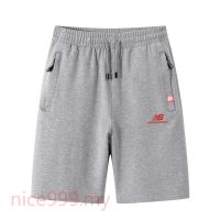 Ready StockNew Balance Shorts Seluar Pendek Lelaki Mens Loose Casual Knitted Shorts Plus Size M-6XL Outdoor Sports Pants Mens 100 Cotton Capris