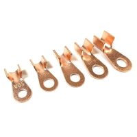 High efficiency Original opening copper wire nose combination set wire and cable connector terminal block copper nose u copper wire ear opening nose Antioxidant and high-temperature resistant