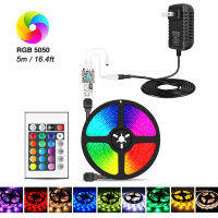 Wi-Fi RGB แถบไฟ LED ไฟ16.4ft 150 LEDs ด้วยรีโมท IR Control &amp; Wi-Fi Controller แอพนำสมัย &amp; Voice Control &amp; Timer สีเปลี่ยน5050ไฟ LED สำหรับโคมไฟเพดาน Party (DC 12V/ 3A)