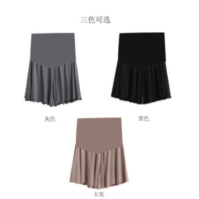 2022 Styles Women High Waist Modal Agaric Side With Adjustable Buckle Wide Leg Shorts