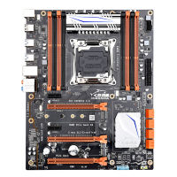 เมนบอร์ดคอมพิวเตอร์ X99 TX 256G เดสก์ท็อปเมนบอร์ด8 X DDR3 7.1ช่อง LGA2011 V3 CPU 8 X SATA3.0 NVME 1000M Adaptive NIC