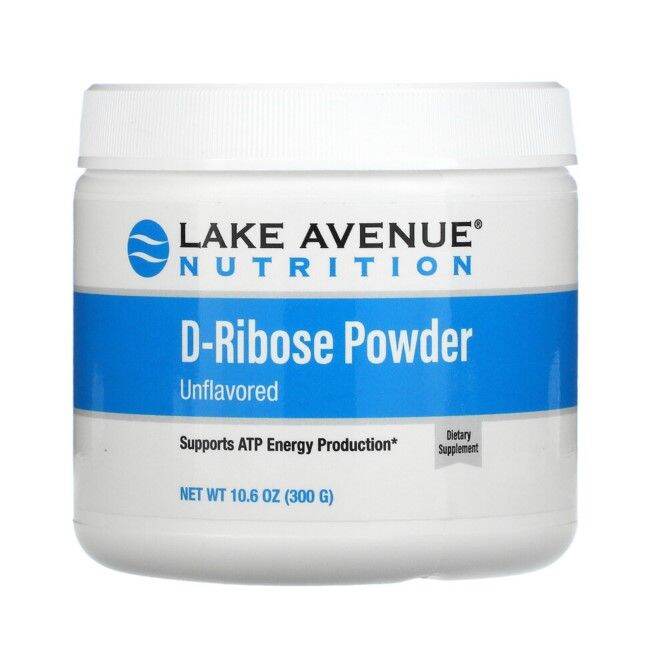 Lake Avenue Nutrition, DRibose Powder, Unflavored, 10.6 oz (300 g