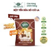 Bột Yến Sữa Sô Cô La trẻ em Gennest 5% yến 25g