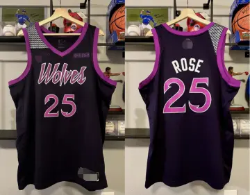 Derrick rose 2025 jersey pink