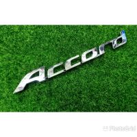 AD. โลโก้ Accord สีโคมเมี่ยม สำหรับติดท้ายรถ