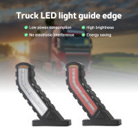 ?Ockic 2PCS LED Outline Marker Truck Light 3 Side Marker Light Indicator Lamp Neon Stalk Side Marker Lamp 12V-24V For Trailer Car Truck Single Row LED Work Light Bar Offroad Truck 【คลังสินค้าพร้อม】