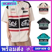 082790G เสื้อเชิ้ตแขนสั้น สไตล์ยุโรป และอเมริกา ย้อนยุค สําหรับผู้ชาย