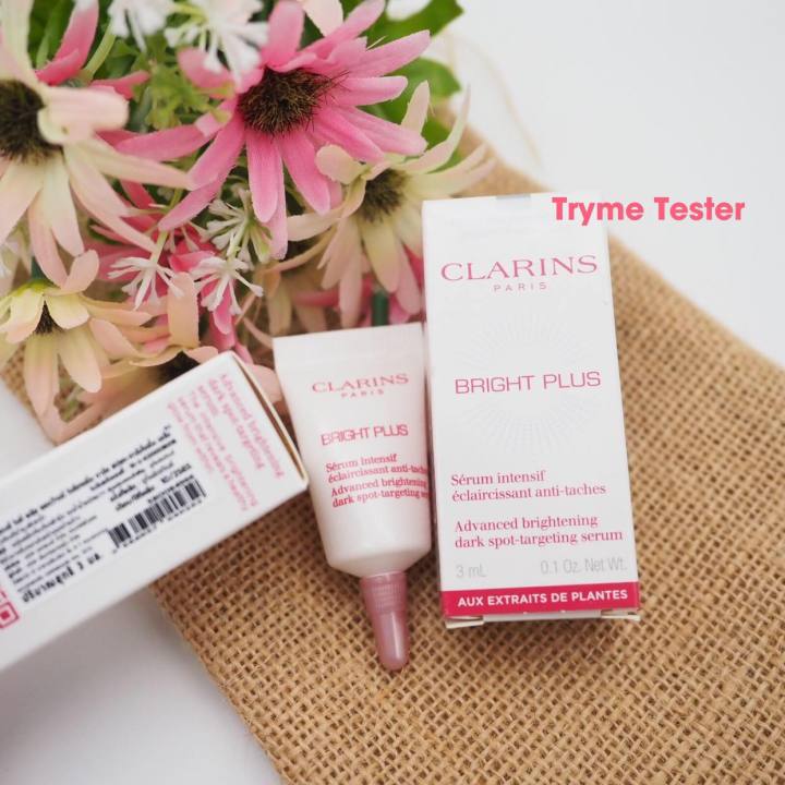 ของllท้-ฉลากไทย-clarins-bright-plus-advance-brightening-dark-spot-targeting-serum-7-ml