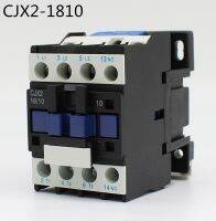 18a Cjx2-1810 Lc1 3เฟส3ขั้วไม่มีขดลวดแรงดันไฟฟ้า380V 220V 110V 36V 24V 50/60Hz รางดินติดตั้ง3p1no เปิดปกติ