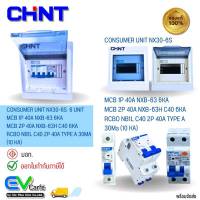 ตู้คอนซูมเมอร์ยูนิต Consumer Unit + RCBO + MCB รุ่น NX30-6S - NX30-63