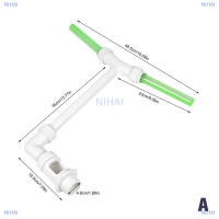 NIHAI น้ำพุสระน้ำน้ำตกเทียมฉีดคู่สำหรับพื้นสระน้ำด้านบนพื้นคูลเลอร์หัวฉีดน้ำตกแบบปรับได้สำหรับสระน้ำ