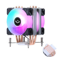 4 ท่อความร้อน CPU Cooler สำหรับ Intel LGA 2011 X79 X99 PC เมนบอร์ด i5 i7 โปรเซสเซอร์ Air-cooled 90 มม.เงียบพัดลมระบายความร้อน 3pin 4Pin-kxodc9393