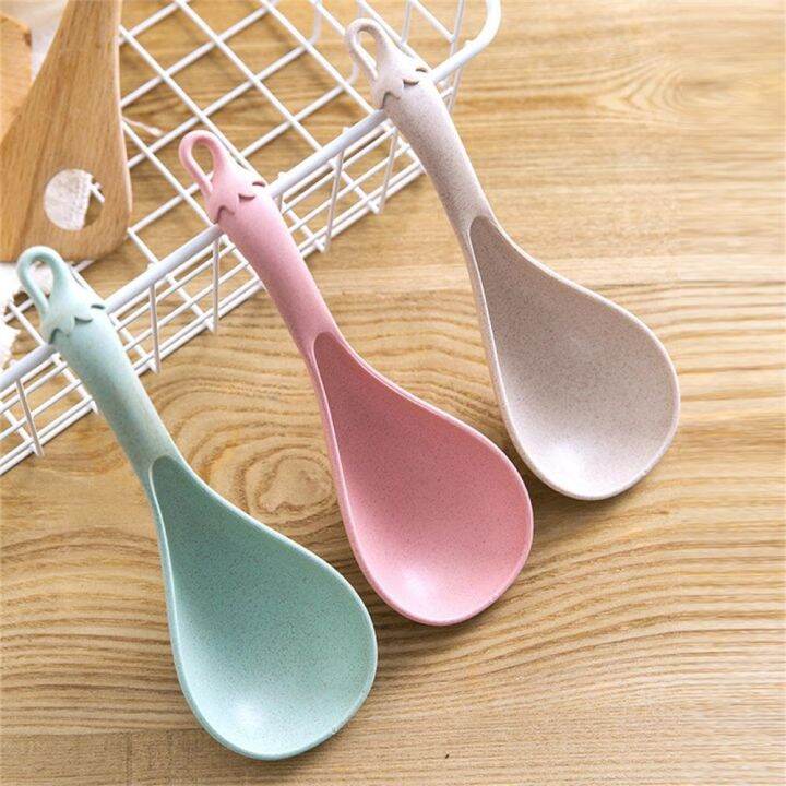 rice-spoon-household-eggplant-wheat-straw-large-plastic-kitchenware-porridge-spoon-thickened-soup-spoon-kitchen