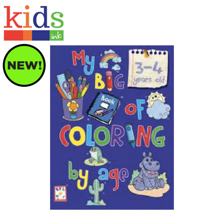 My Big Book of Coloring By Age 34 Years old Lazada PH