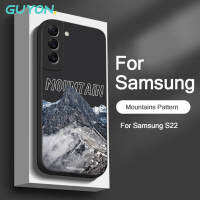 Guyon สำหรับ เสค Samsung Galaxy S23 Plus S23U A23 A53 A13 5G A03s A22 A52 A32 4G S21U S21 + S22 Ultra Soft แฟชั่นดีไซน์ใหม่ภูเขารูปแบบ TPU กันกระแทก