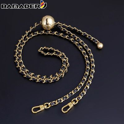 BAMADER Purse Chain Strap Luxury Metal Chain Bag Strap Diamond Ball Decorative Adjustable Ring Bag Chain Belt Strap Accessories