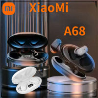 Xiaomi หูฟังแบบอินเอียร์,หูฟังบลูทูธแบบกีฬาหน้าจอดิจิตอล Led หูฟัง A68 TWS กันเหงื่อ