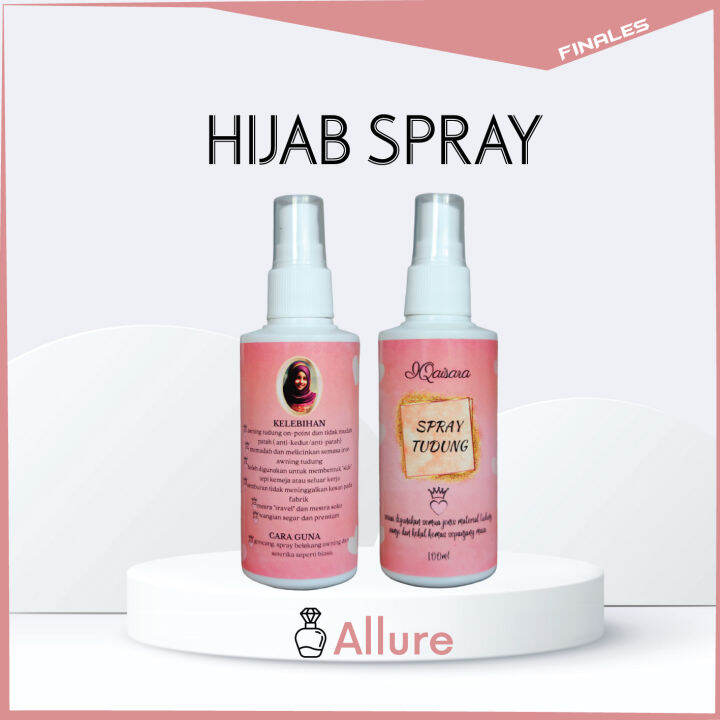 Spray Pengeras Tudung Hijab Spray Starch Pengeras Awning Tudung 100ml