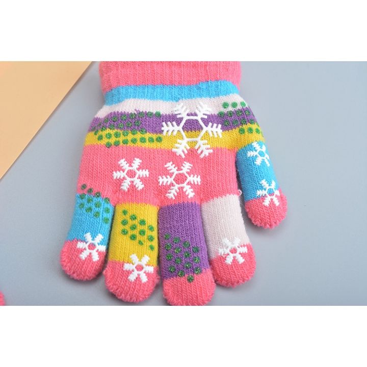 ถุงมือกันหนาวเด็ก-ถุุุุงมือเล่นหิมะเด็ก