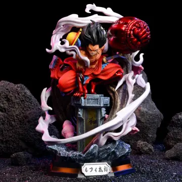 One Piece GK Anime Action Figure Wano Gear 4 Monkey D Luffy Figma Figurine  26cm PVC Model Snake Man Desktop StatueToys Kid