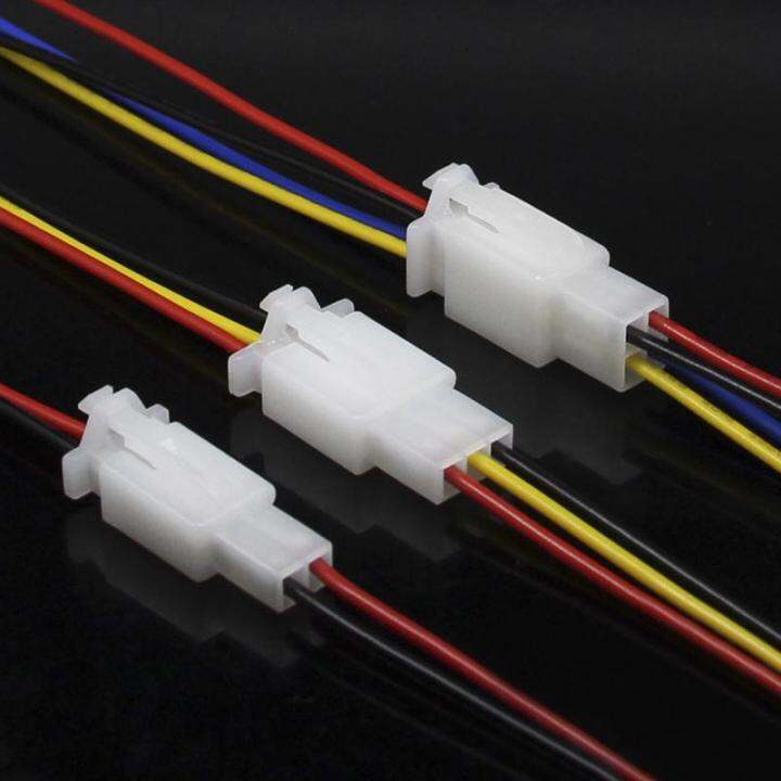5pcs 2.8mm 2/3/4 Pin Plug Car Terminal Wire Connector Block Socket Male