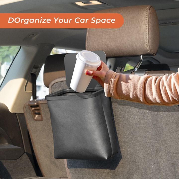 hot-dt-car-trash-can-bin-accessories-organizer-garbage-cars-storage-pockets-closeable-outer-skin