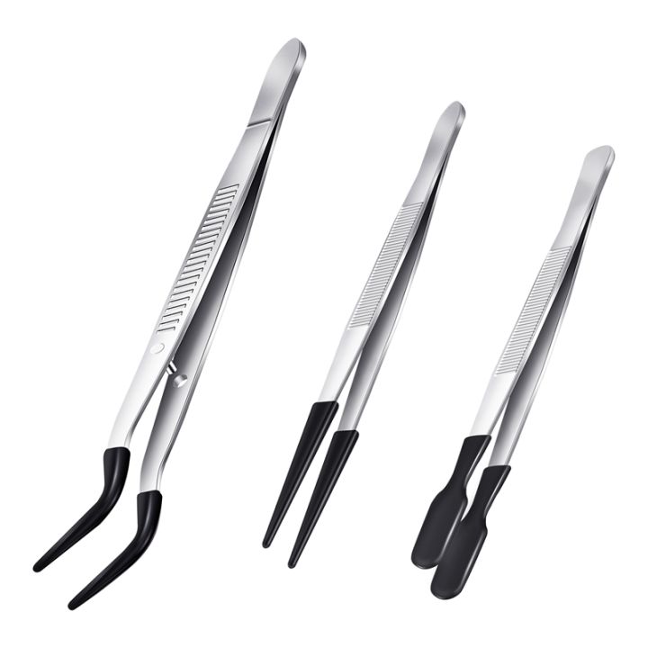 3-pieces-tweezers-with-rubber-tips-tweezers-pvc-coated-tweezers-set-rubber-straight-and-flat-tip-tweezers