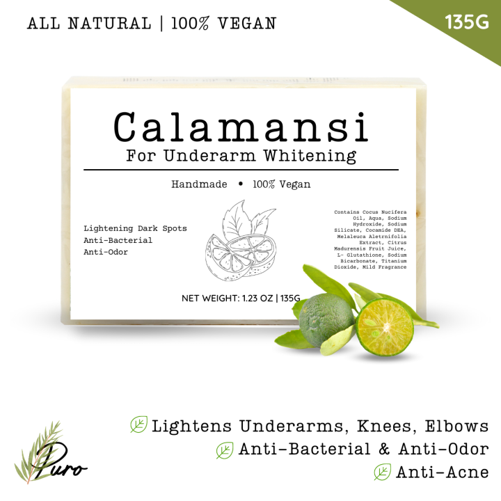 [ Calamansi Underarm Soap ] Puro Calamansi Underarm Soap All Natural