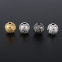 【YF】 Matte Cobre Loose Beads para Fazer Jóias Acessórios Suprimentos Espaçadores de Pulseira 20-100Pcs por lote