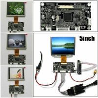 Lwfczhao ชุดอุปกรณ์หน้าจอ LCD ZJ050NA-08C,อะไหล่บอร์ดไดรเวอร์ VGA AV ตัวควบคุมแอลซีดี640X480 AT050TN22