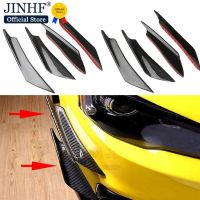 【CC】 4pcs Front Side Canards Splitter Fins Spoilers Car Door Anti-collision Guard