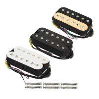 ฟลีว Humbucker Pickup เซรามิกปิ๊กอัพสองคอยล์กีตาร์4สาย-ม้าลาย/ดำ/ขาว