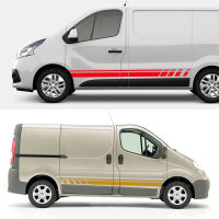 สำหรับเรโนลต์ Trafic Vauxhall Opel Vivaro นิสสัน NV300 Fiat Talento ค่ายสติกเกอร์รถรถตู้ Motorhome ไวนิลรูปลอกอุปกรณ์เสริม2ชิ้น