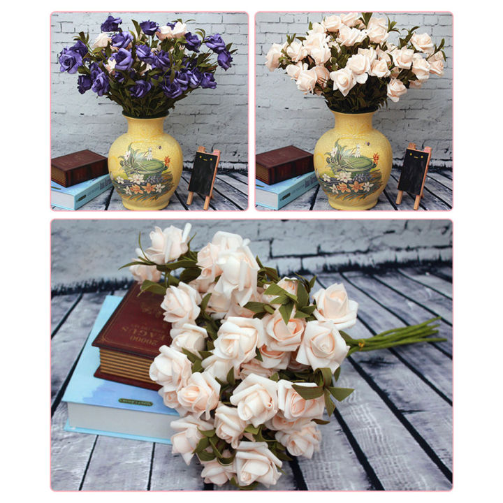 wf-ดอกไม้ไหมเทียมกุหลาบดอกโบตั๋นเทียม1ช่อ5หัวสำหรับแต่งงานในสวนบ้านห้องนั่งเล่น-diy