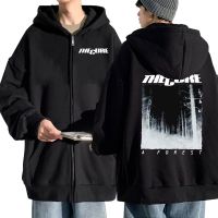 Rock Band The Cure A FOREST Graphic Zip Up Hoodie Fashion Jacket Men Hip Hop Long Sleeve Sweatshirt Oversized Zipper Coats Size XS-4XL