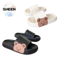 SHEEN : Sandal Shoes รองเท้าแตะแฟชั่น รองเท้าหมีน่ารัก สไตล์เกาหลี พื้นสัมผัสนุ่ม ลายน่ารัก มินิมอล