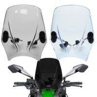 Motorcycle Windshields Universal Windscreen For BMW G310R R1150 F800R KAWASAKI Z650 Z900 Z1000 Z800 Z750 Z250 Z300 Z400 Cover