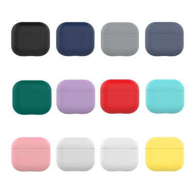 TPU Silicone Case Protective Cover for AirPods 3 Earphones (AirPods Not Included) Headphones Accessories