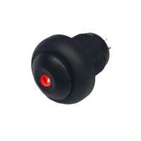 12mm dot led black latching or momentary 12mm IP67 Water Resistant Button Electric Switch