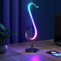 RGB Symphony Table Night Lamp Music LED Night Light APP Remote Control Concert Party Lamp USB Home Room Wall Decoration