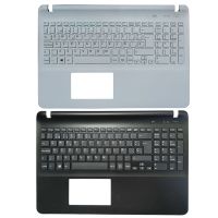 FOR SONY SVF152C29V SVF152a29u SVF152C29U SVF152C29W SVF152C29X SVF152A29L SVF152C29L Spanish laptop keyboard with palmrest