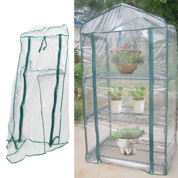 Zerone Zip Doors Mini Greenhouse สวนแบบพกพา Green House สำหรับปลูก